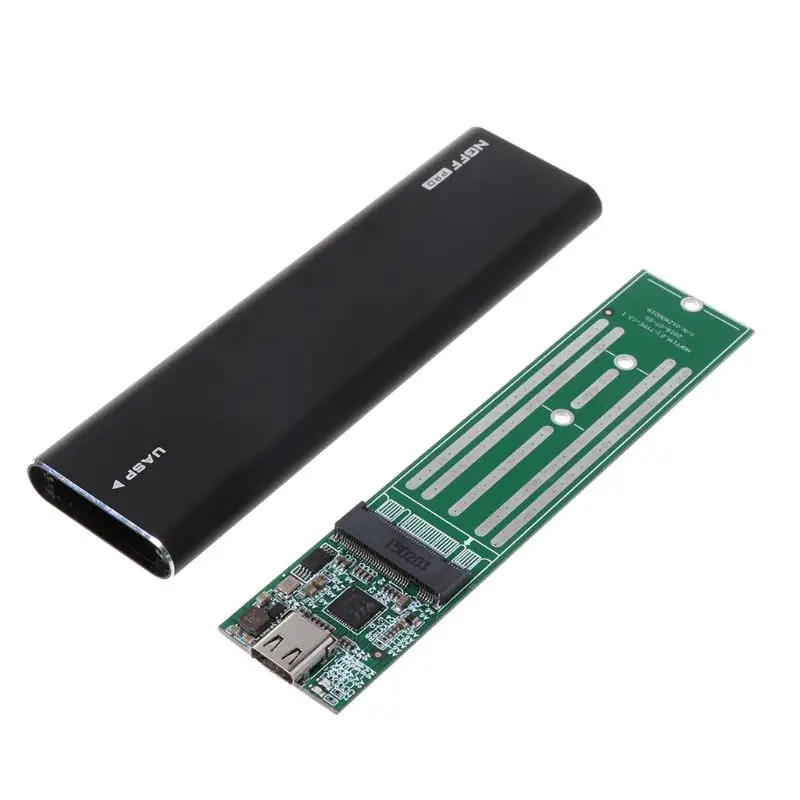 USB-C M.2 NGFF жесткий диск Корпус B Ключ SATA считыватель SSD к USB 3,0 адаптер алюминиевый Портативный