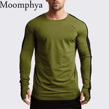 Moomphya уличная Мужская футболка с боковой полосой, Мужская футболка в стиле хип-хоп, Забавные футболки, облегающая футболка homme