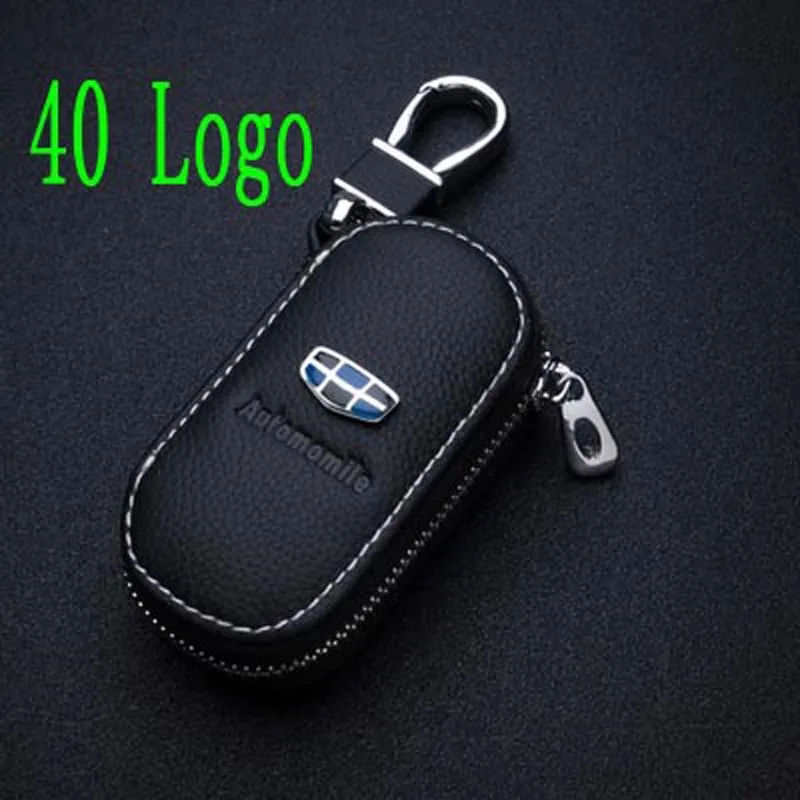 

Leather Car Key Cover Key Case for Opel Volkswagen honda civic Kia ford focus audi a4 b8 passat b6 peugeot mercedes skoda mazda