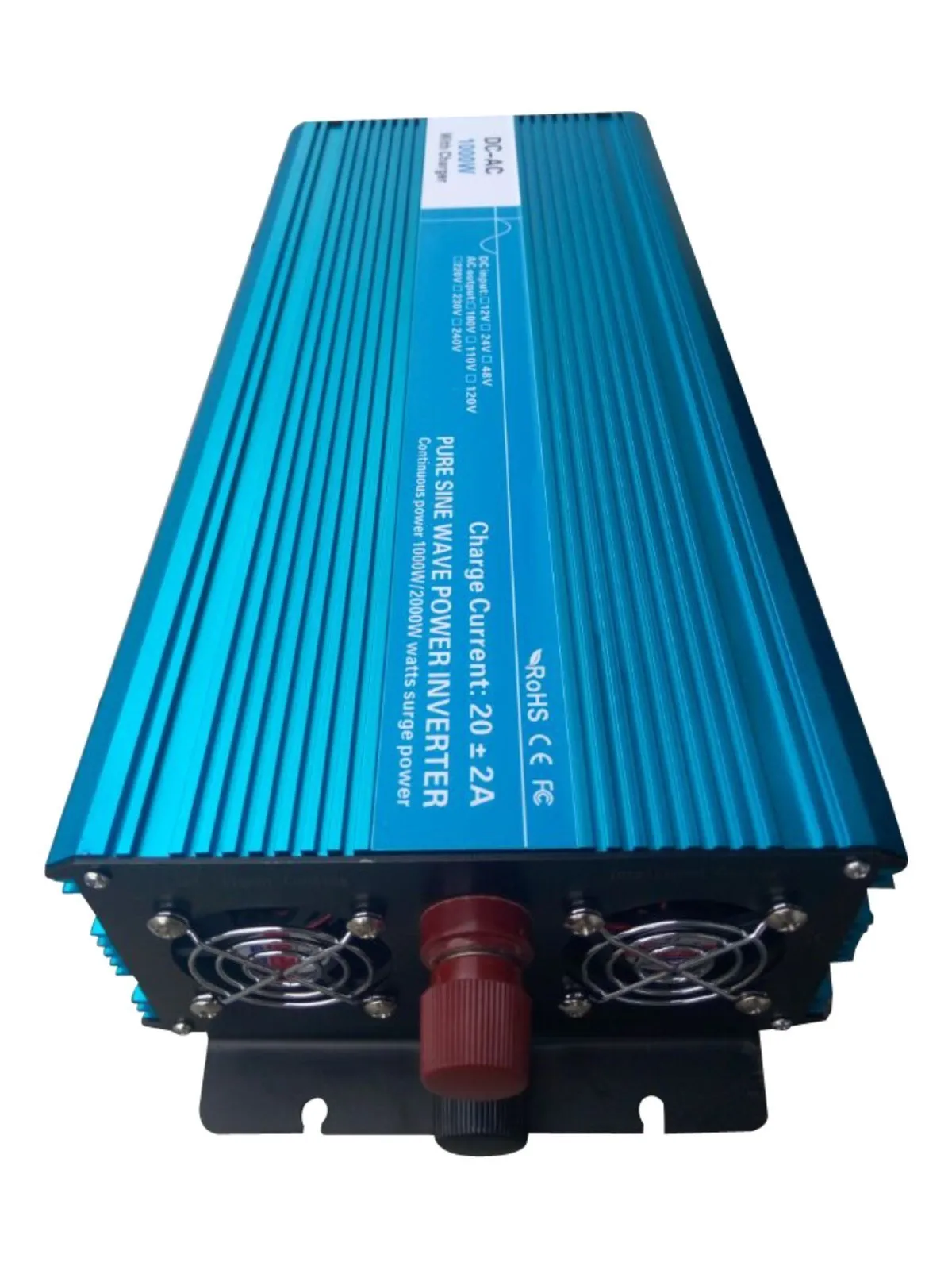 1500 Вт Чистая синусоида Инвертор DC 12 V/24 V/48 V к AC 110 V/220 внесетевой инвертор с