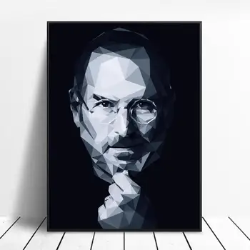 

STEVE JOBS Canvas Painting Art Print Poster Picture Wall Modern Minimalist Bedroom Living Room Decoration