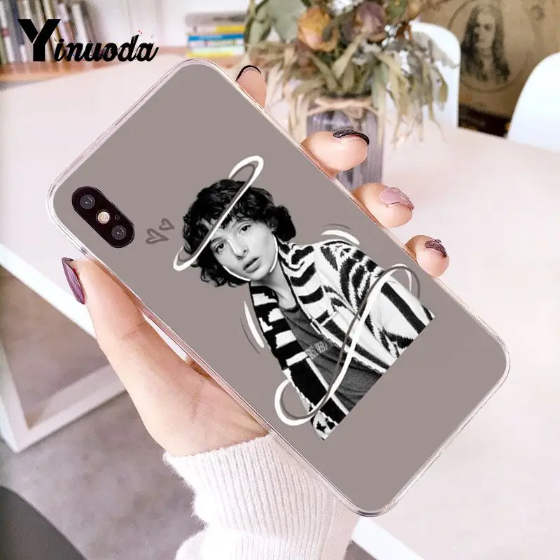 Yinuoda tv Finn Wolfhard Stranger Things TPU Мягкий силиконовый чехол для телефона для iPhone 8 7 6 6S Plus X XS MAX 5 5S SE XR 10