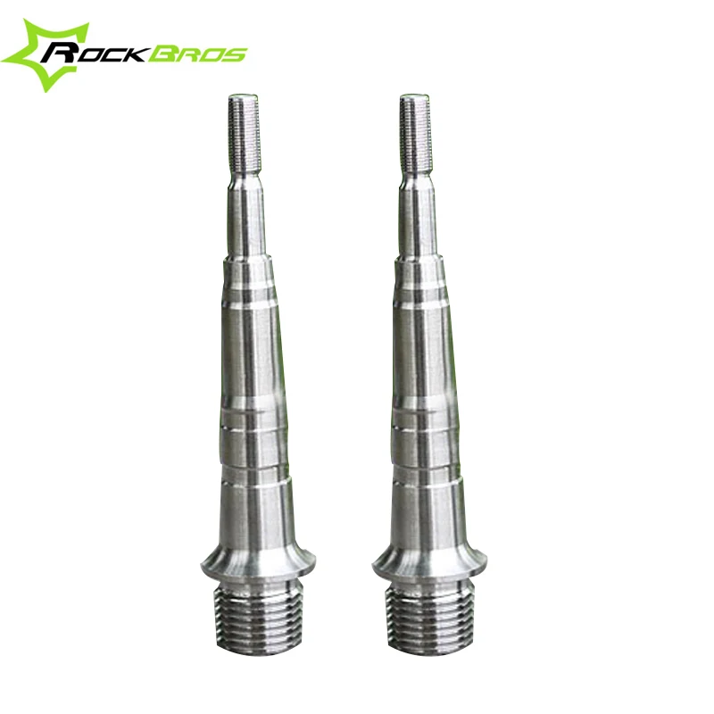 

ROCKBROS Ti Titanium Pedal Spindle Axle for XTR980 for Bike Bicycle MTB Pedals Titanium Alloy 6Al4V (Gr5) Bicycle Accessories