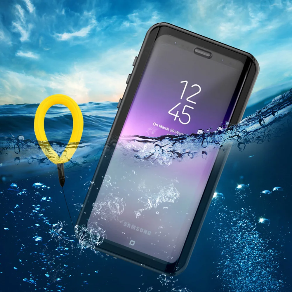For Samsung S8 S9 Plus Waterproof Case Swimming Outdoor Cover