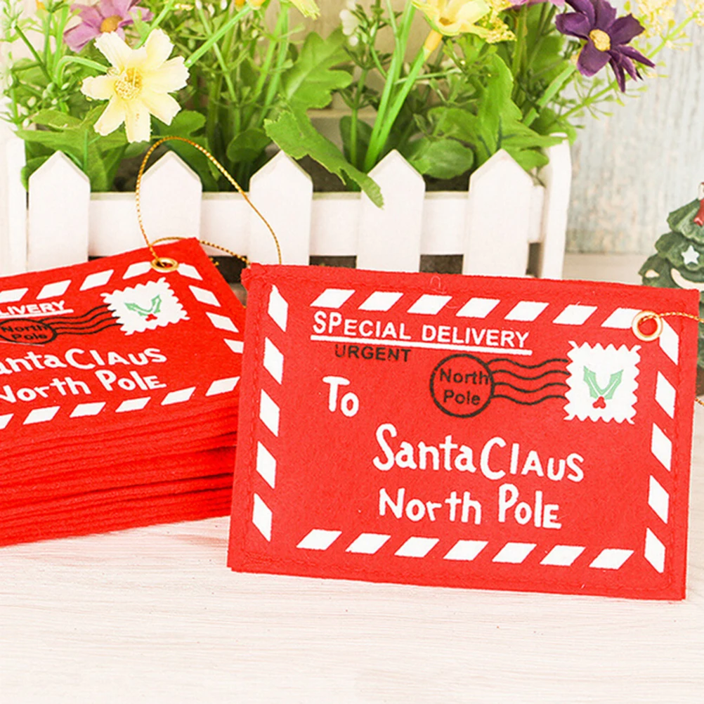 Шт. 1 шт. ткань Рождественский Санта-Клаус конверт маленький красный принт сумка Офис школа домашний стол украшения принадлежности Креативный год подарок