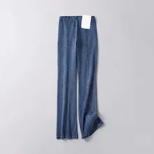 Мода Новое поступление женские синие/черные джинсовые штаны повседневные джинсы с высокой талией женские эластичные облегающие длинные брюки