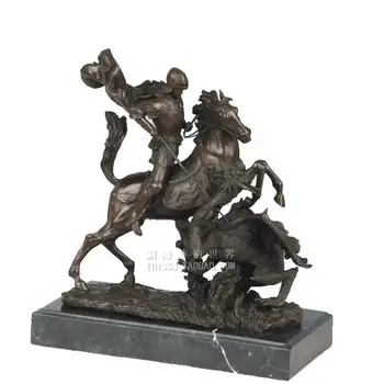 

Knight armor of medieval Europe style brass sculpture horse plastic crafts Home Furnishing jewelry gift ornaments