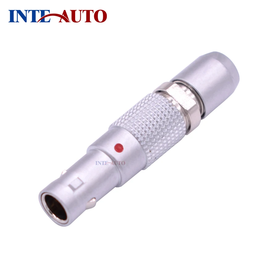 

Replacement IP50 00B Series Straight Plug 2 3 4 Pin Male Solder Circular Push Pull plug Connector,no bend relief