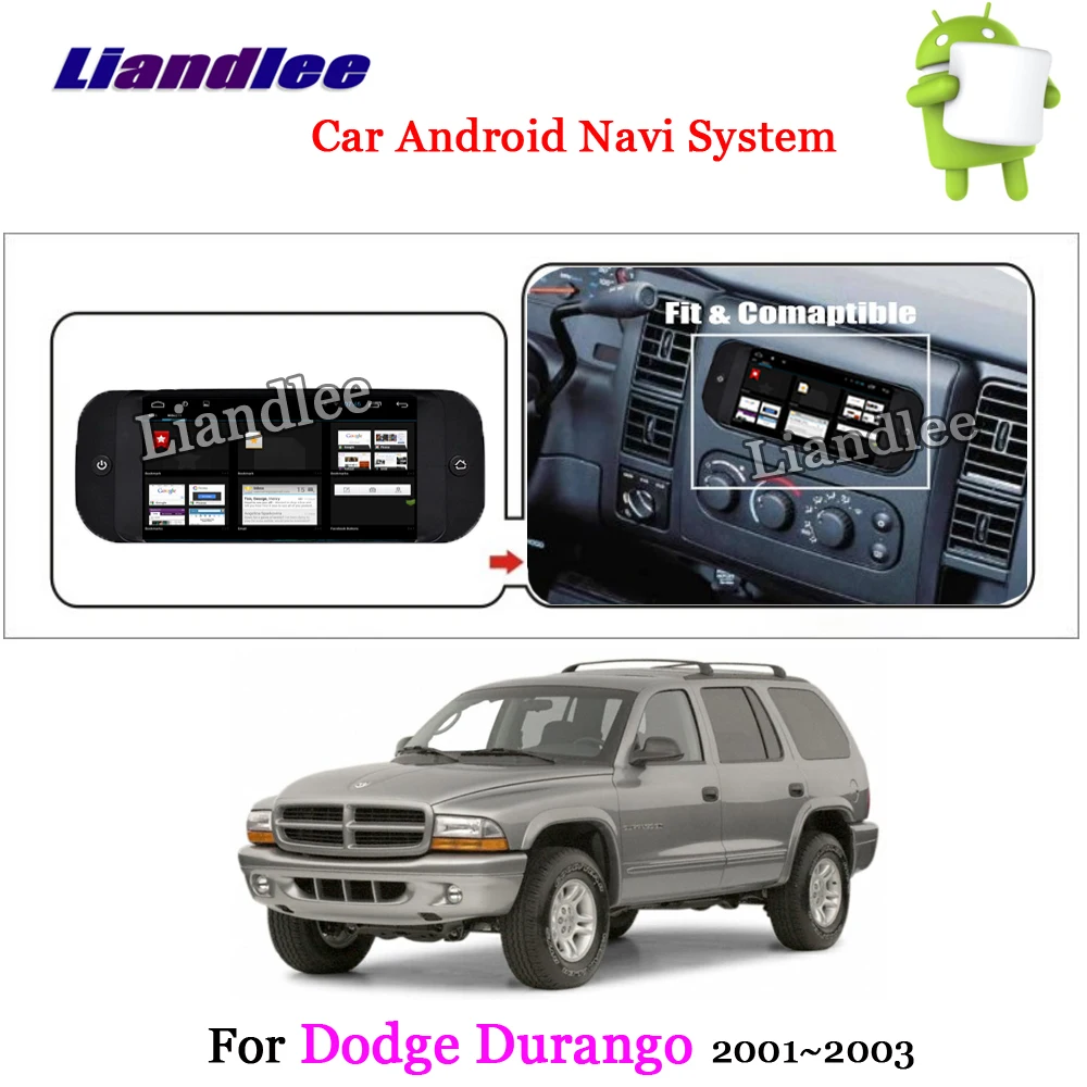 Flash Deal Liandlee Car Android System For Dodge Durango 2001~2003 Radio Stereo Carplay Wifi GPS Navi MAP Navigation HD Screen Multimedia 1