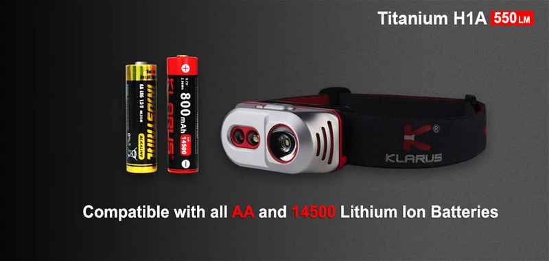 KLARUS Titanium H1A Ultra-bright AA Headlamp (10)