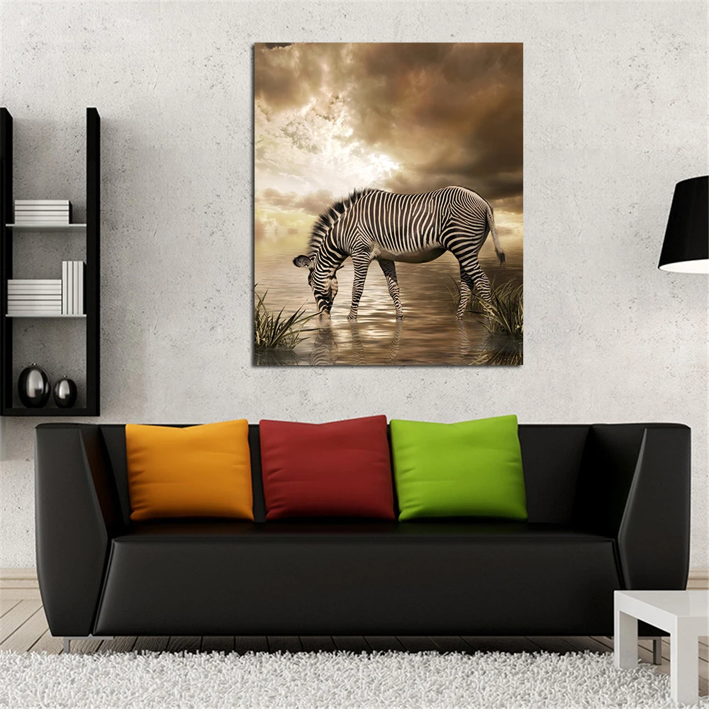 Popular Zebra Canvas ArtBuy Cheap Zebra Canvas Art lots from China