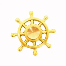 Fidget Spinner metal 8 Finger Spinner Hand Spinner Brass alloy For Autism Adult AntiStress Relieve focus Toy gift funny
