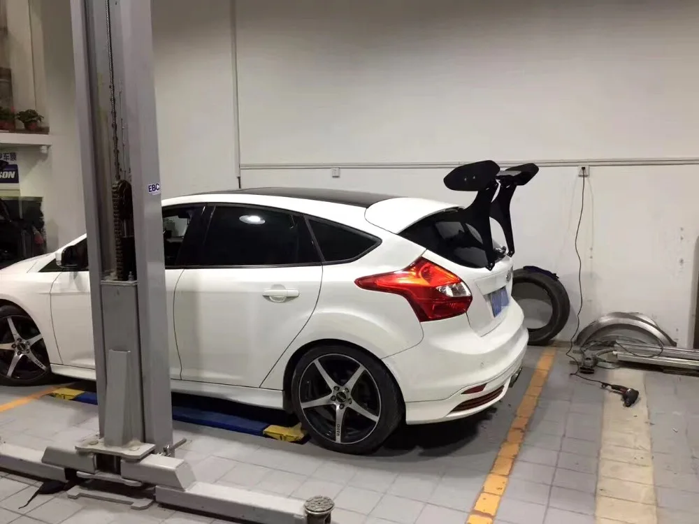 Гоночный стиль углеродное волокно GT Крыло задний спойлер для Ford Focus ST хэтчбек GOLF