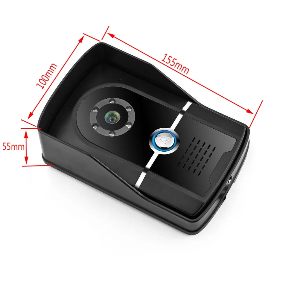 Yobang безопасности 7 "визуальный домофон Дверные звонки Системы видео-телефон двери Управление доступом с RFID брелков HD дверь Мониторы ИК