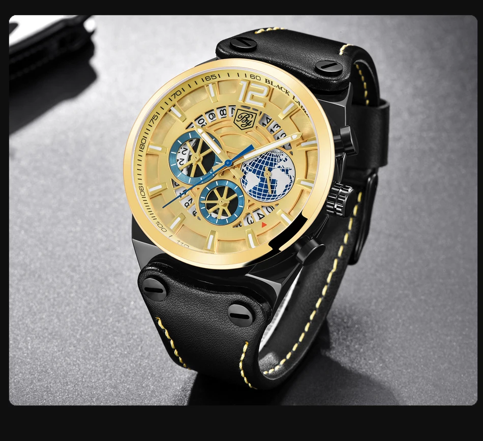BENYAR Роскошные брендовые хронограф спортивные мужские часы модные Военная Униформа водостойкие кварцевые часы Relogio Masculino дропшиппинг