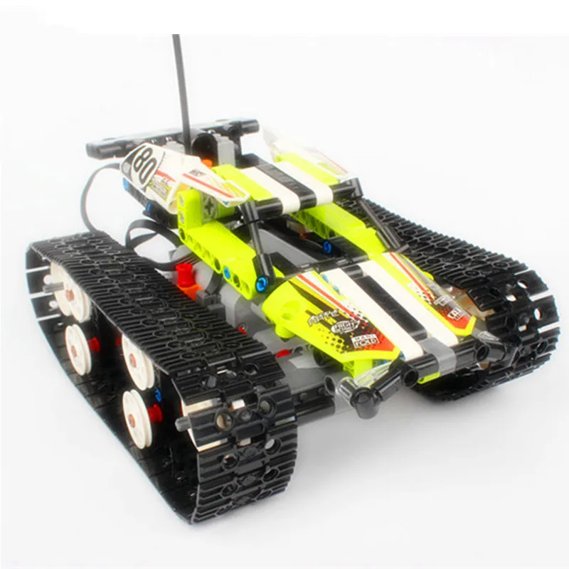 

Qihui 397pcs Technic Series Remote control caterpillar vehicles Building Blocks Bricks Compatible With Legoings Toys