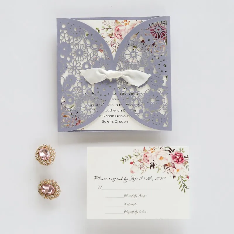 affordable-romantic-laser-cut-lavender-lace-wedding-invitation-EWTS058