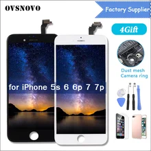 ЖК-дисплей Дисплей планшета для iphone 5S 5 4S 7 6 ЖК-дисплей Сенсорный экран Панель для iphone 6 ЖК-дисплей Экран Ассамблеи replacment ecran для 5S