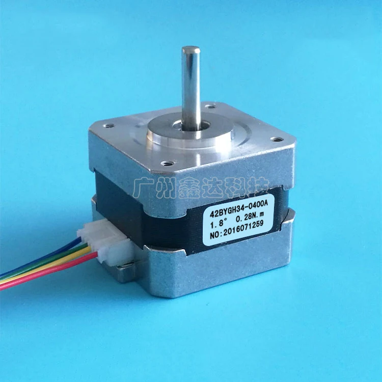 

42 step motor NEMA17 42BYGH34 3D Printer Motor 42 Nema 17 Stepper Motor 4-lead 2 phase 28N.cm 0.4A CNC XYZ
