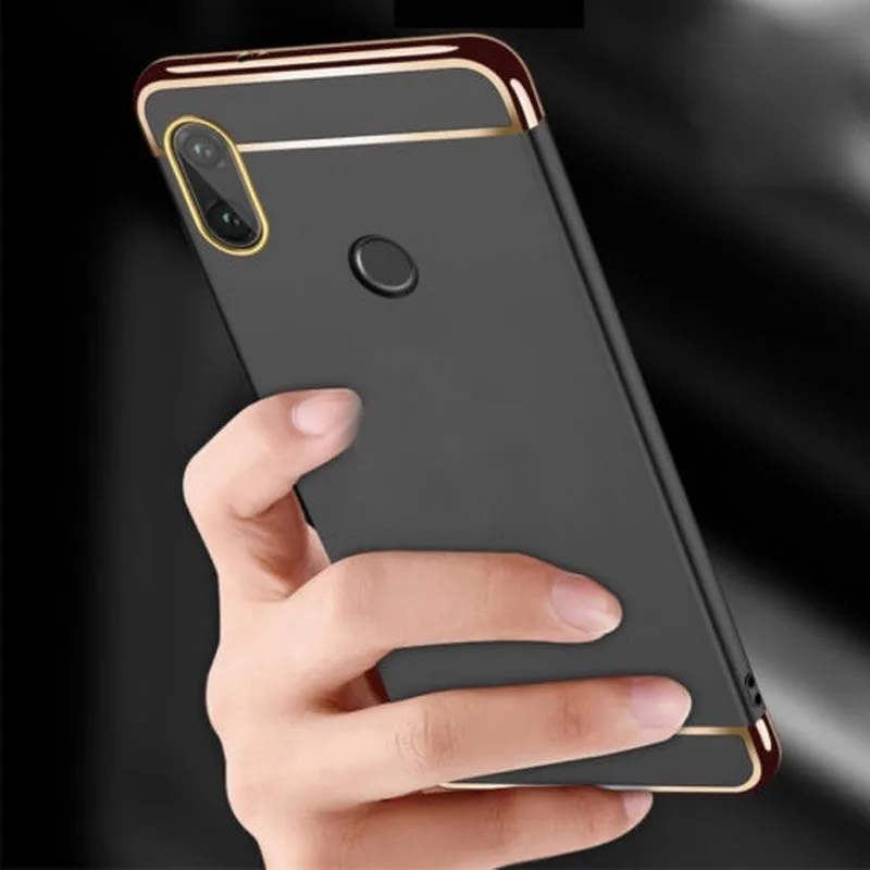 Гибридные Чехлы 3 в 1 для телефонов Xiaomi Redmi Note 5 Pro роскошный полноразмерный