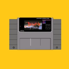 BRAM'S STOKER Дракула 16 бит большой серый игровая карта для США NTSC игровой плеер