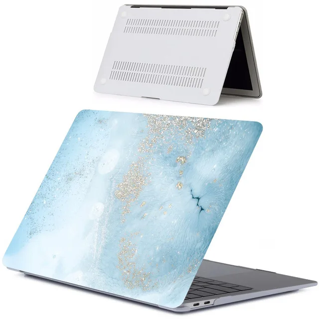 Жесткий чехол для ноутбука с мраморной текстурой для MacBook Air 13 Pro retina 11 12 13,3 15,4 чехол для Mac book Pro 13 15 touchbar cas - Цвет: DLS-12
