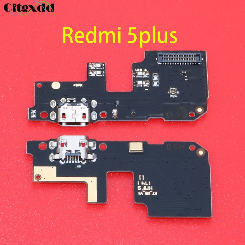 Cltgxdd микрофонный модуль+ USB плата с зарядным портом Flex кабель Разъем для Xiaomi Redmi 1 2 3 3S 4 4A 4X5 5plus 5A 6 6A S2 - Цвет: for redmi 5Plus