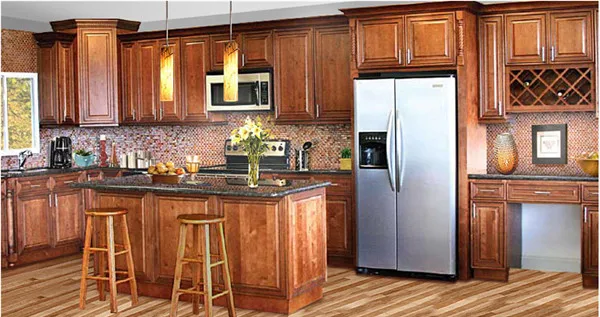Mocha Maple Glaze Spice Pull Out Base Cabinet Sp09 One Full Height