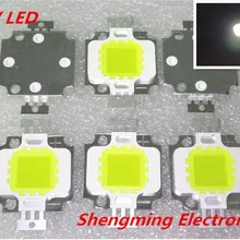 10 шт. 10 Вт Светодиодный Интегрированный Высокая Мощность СВЕТОДИОДНЫЙ бусины белый 900mA 9,0-12,0 V 800-900LM 24* 40mil