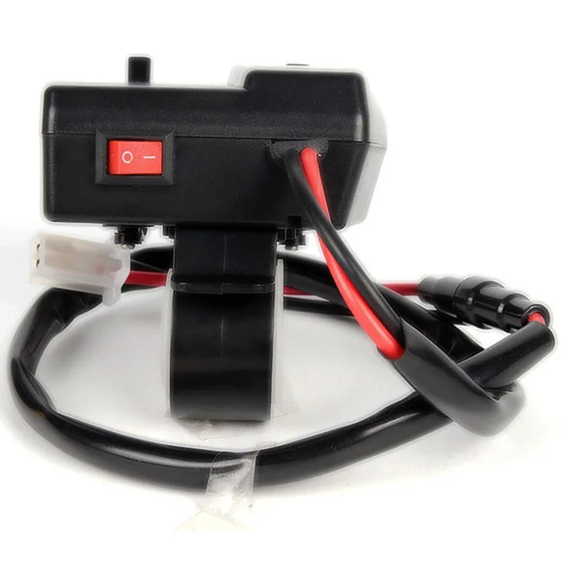 1set  Waterproof Motorcycle Dual USB Charger Cigarette Lighter Socket LED Voltmeter