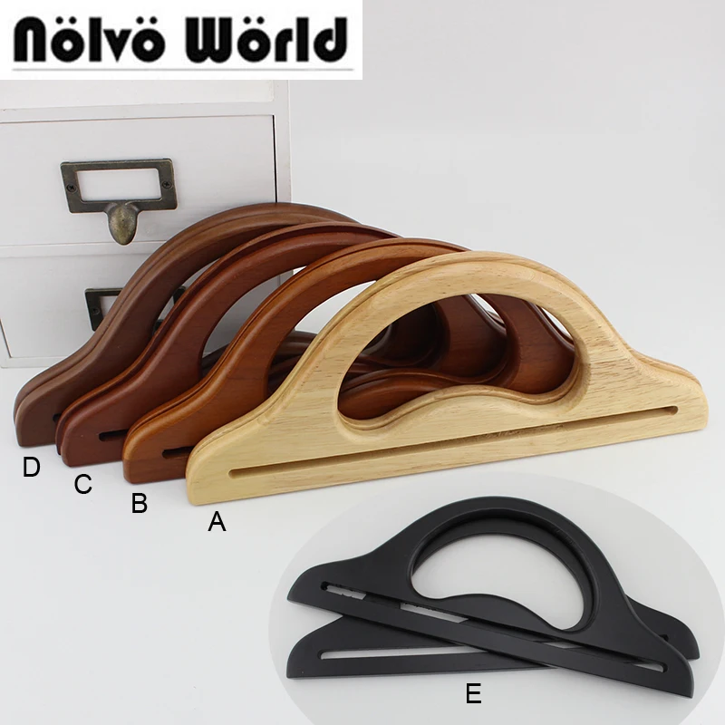 Buy 5 pairs=10 pieces 5 Colors 30X12cm Solid Wood