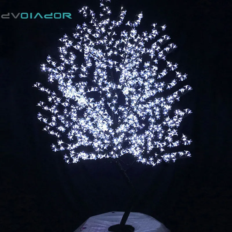 DVOLADOR Holiday light LED Cherry Blossom Tree Light 1.5m 1.8m New Year Wedding Decorative Tree Branches Lamp Outdoor Lighting DVOLADOR Holiday light LED Cherry Blossom Tree Light 1.5m 1.8m New Year Wedding Decorative Tree Branches Lamp Outdoor Lighting