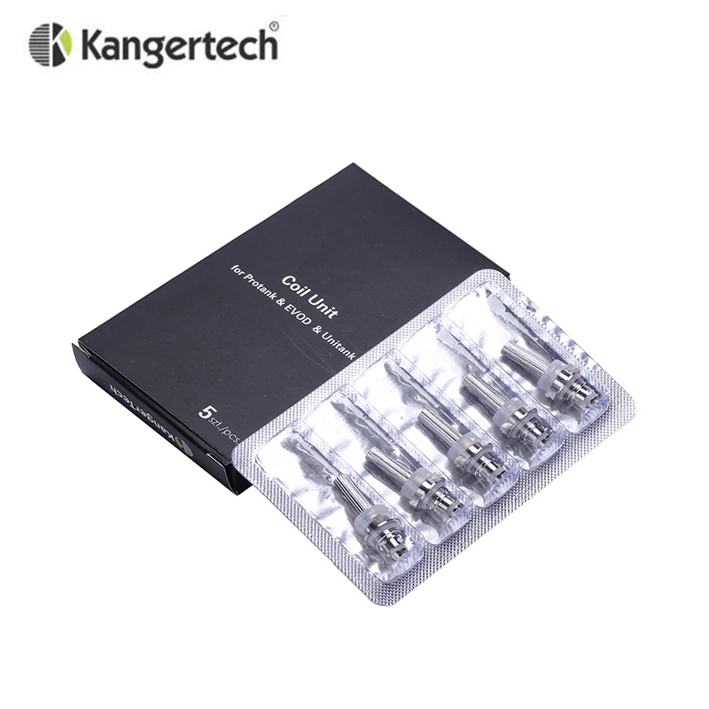 

Original Kanger Coil Unit Protank Protank2 Mini Protank Mini Protank2 for Protank Series Atomizer Coil Head Set Packing 5pcs/lot