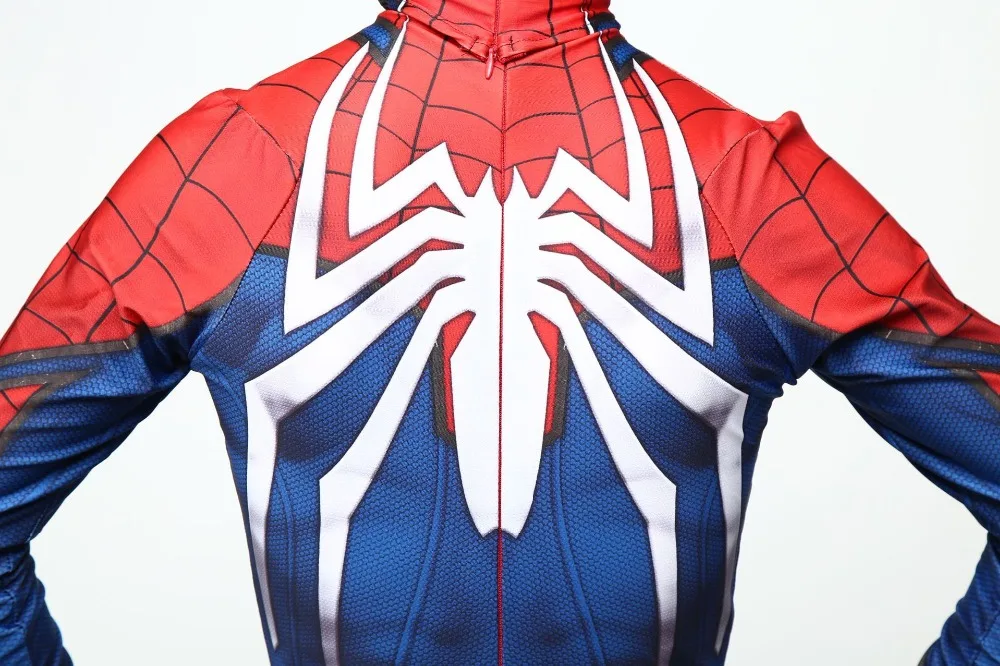 Insomniac Games Spiderman Cosplay Costume Zentai Spider Man Superhero Bodysuit Suit Jumpsuits (19)