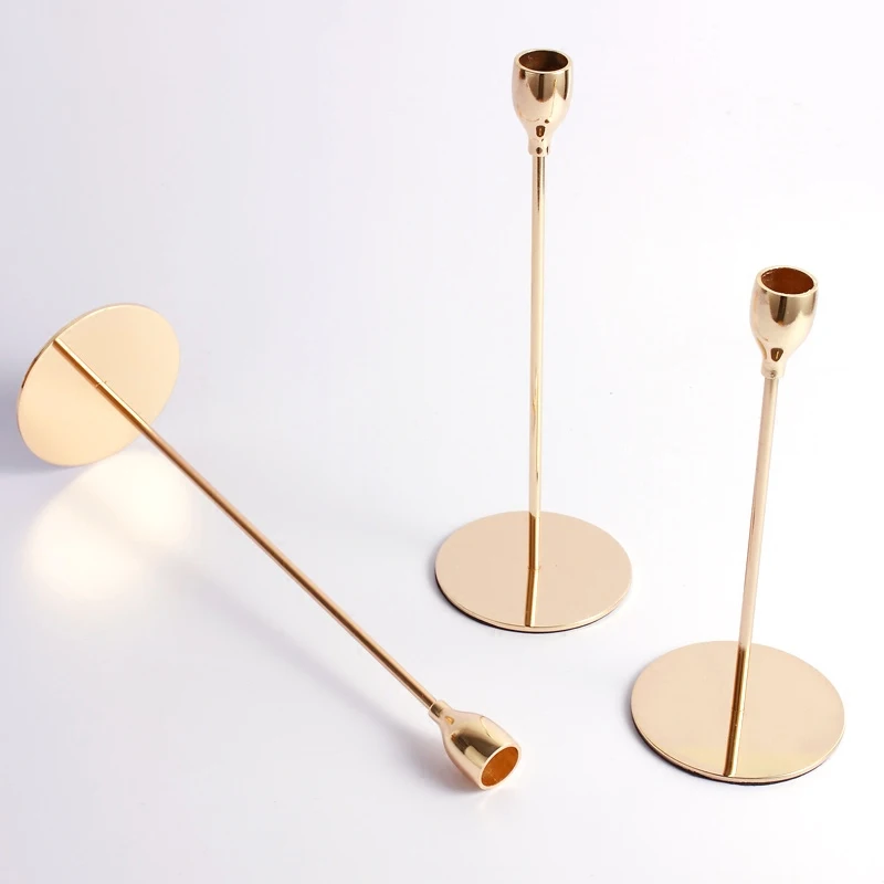 Nordic Metal Candlestick Party Wedding Decoration Tabletop Candelabra