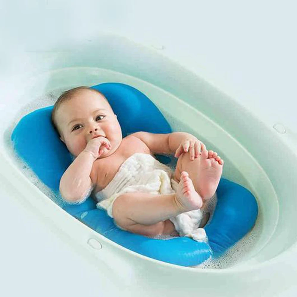 Us 12 65 41 Off Safety Newborn Bath Floating Pad Mat Baby Bath Tub Pad Infant Chair Shelf Bathtub Seat Support Cushion Mat Bathtub Toddler Bloom In