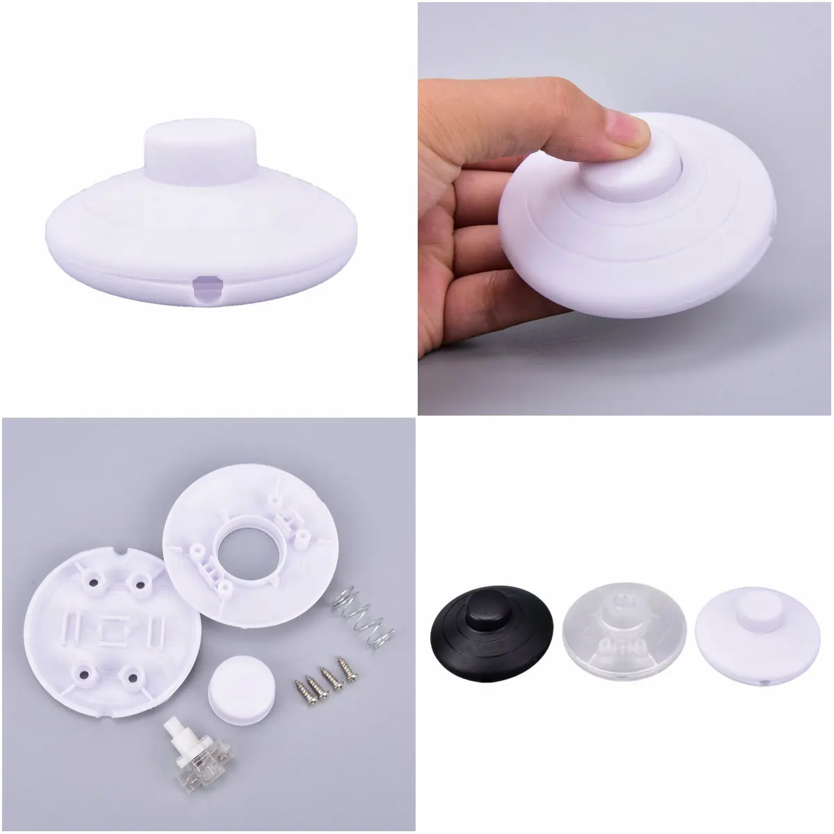 

Practical New 317 Floor lamp foot switch on off halfway round foot Reset button online switch top Quality