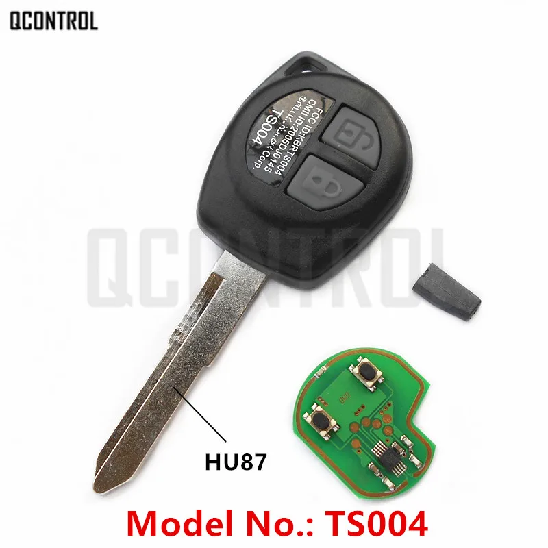 

QCONTROL Car Remote Key Fit for SUZUKI SWIFT SX4 ALTO VITARA IGNIS JIMNY Splash 315MHz ID46 Chip 2006 2007 2008 2009 2010
