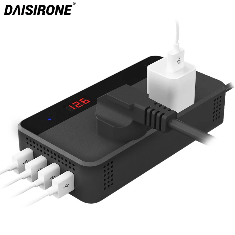 Auto Inverter Power DC 12 v 220 v 200 watt Power Inverter Spannung Konverter Mit 4 USB Buchse Ladegerät Automobil zigarette Leichter Auto Inverter Power DC 12 v 220 v 200 watt Power Inverter Spannung Konverter Mit 4 USB Buchse Ladegerät Automobil zigarette Leichter