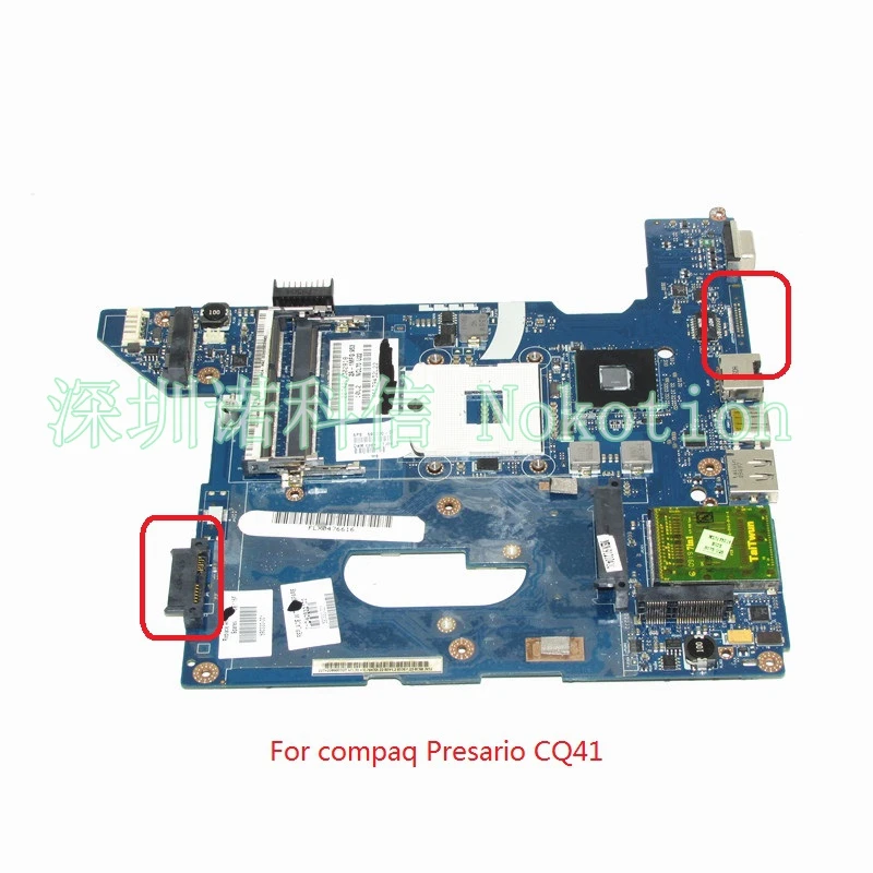Материнская плата NOKOTION 590330-001 для ноутбука HP Compaq Presario CQ41 HM55 DDR3 | Компьютеры и офис