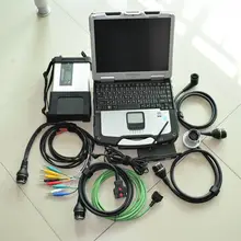 mb star diagnostic tool c5 sd connect with computer cf30 laptop ram 4g software 2018.03 newest hdd 250gb full set ready to use