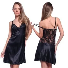 Для женщин пижамы Для женщин пикантные нижнее белье Babydoll ночная рубашка+ халат+ G-string Set Для женщин пижама ночная рубашка сексуальная* 8