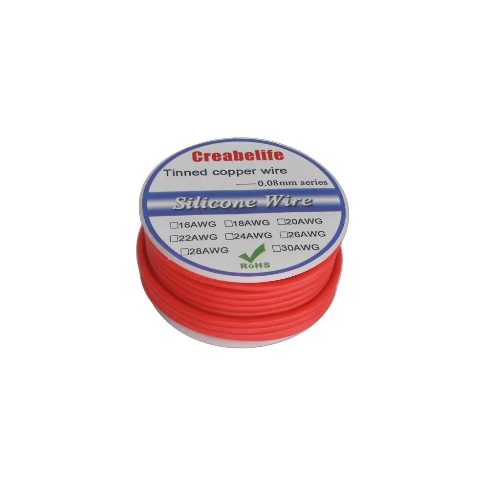 10 м 16 AWG гибкий силиконовый провод RC кабель OD 3 0 мм линия 6 цветов на выбор с