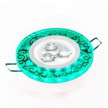 Super Bright Recessed Plafonnier Led lamp Downlight COB Decoration Led spot Panel Ceiling Lamp light 110V