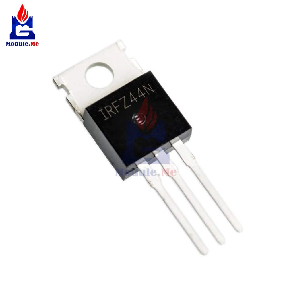 

10 PCS/Lot IC Chips IRFZ44N 3 Pin Transistor TO-220 Rectifier Power MOSFET for Arduino SCM Component Integrated Circuit