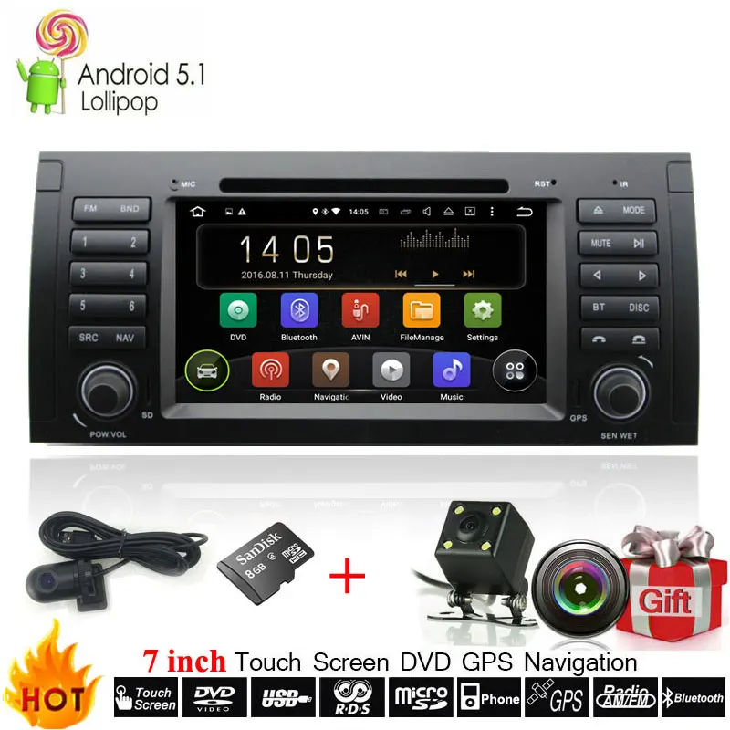 Мультимедийный видеоплеер HD Android 9 0 OS для BMW E39 E53 X5 Old 5 Series стерео система с GPS