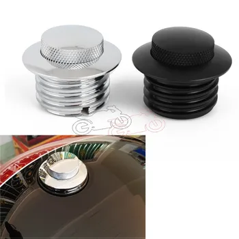 

2color Motorcycle Accessories Black POP-UP Screw-In Flush Mount Right-hand Thread Fuel Tank Gas Cap for Harley Sportster 1982-06