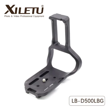 

XILETU LB-D500LBG Professional L Plate/Tripod and Ball Head Mount 1/4 3/8 inch interface Arca Standard For Nikon D500