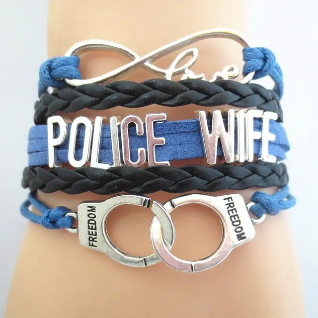Hot Police Wife Bracelets Charm Love Souvenir Hot Police Wife Bracelets Charm Love Souvenir Bangles