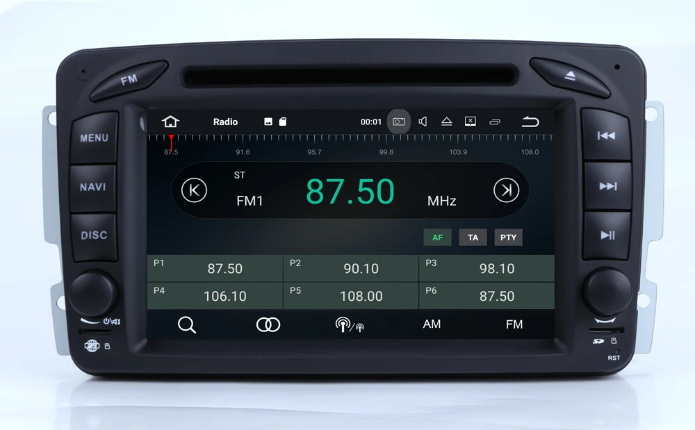 Flash Deal HIRIOT Car Android 7.1 DVD GPS Player For MERCEDES BENZ W203 W209 W639 W168 W163 W463 VITO VIANO VANEO Radio Wifi/4G MAP BT DAB+ 6